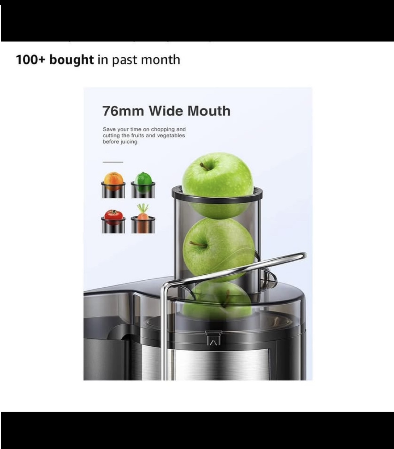 Reemix Juicer Machine, Big Mouth - photo 4