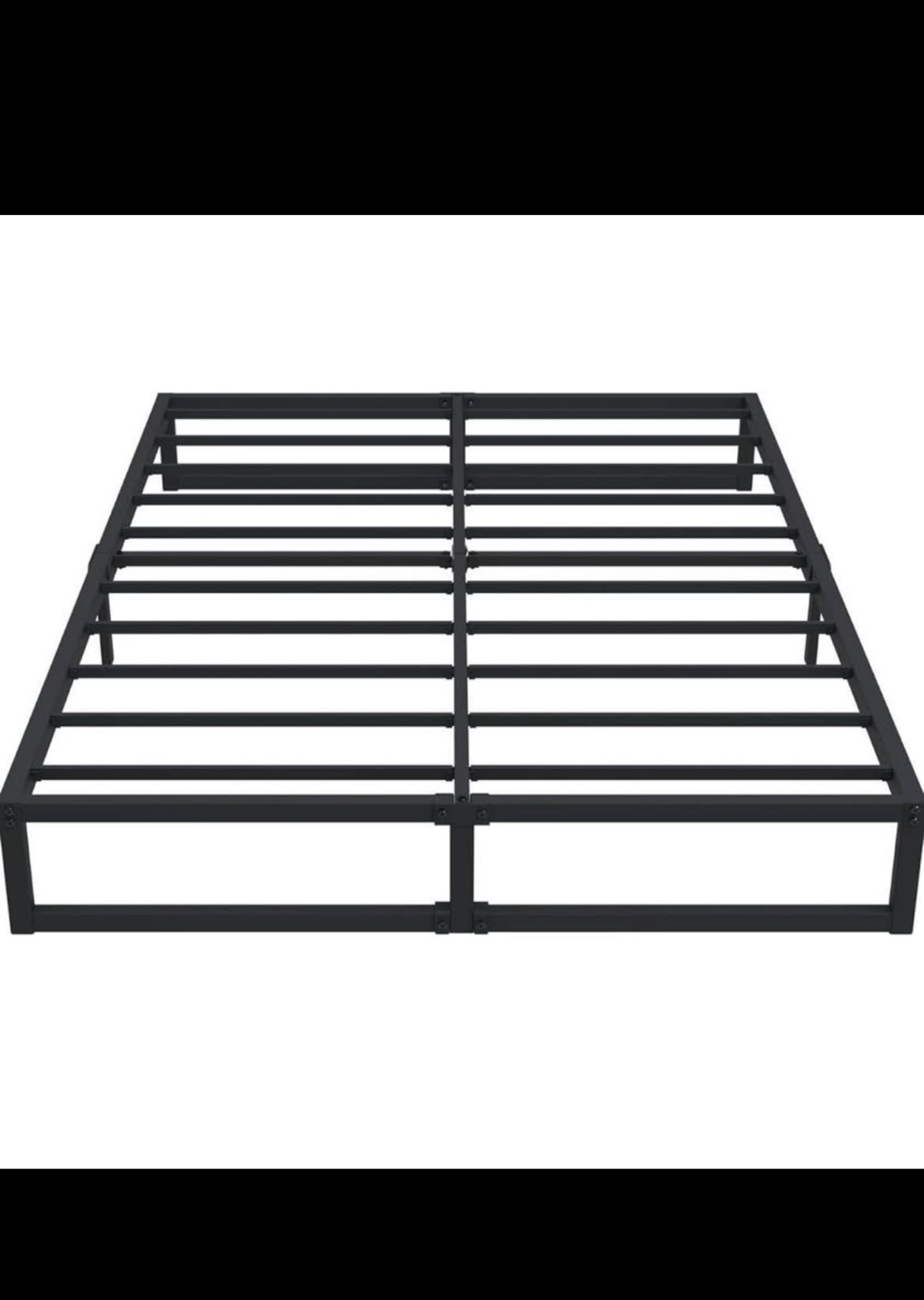 TWIN BOX SPRING METAL BED FRAME - photo 3
