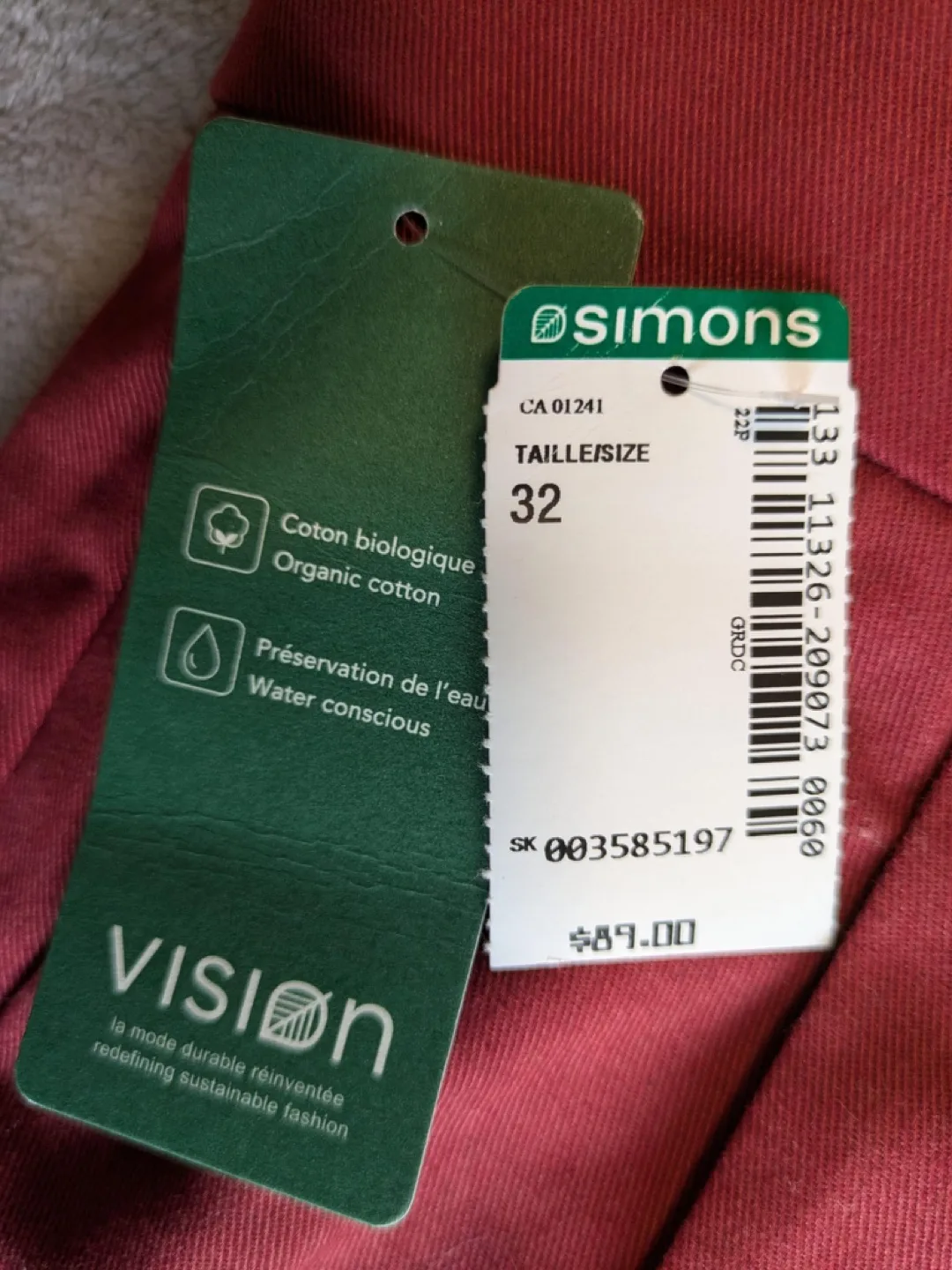 Red Reykjavik Trousers image indicator(7)