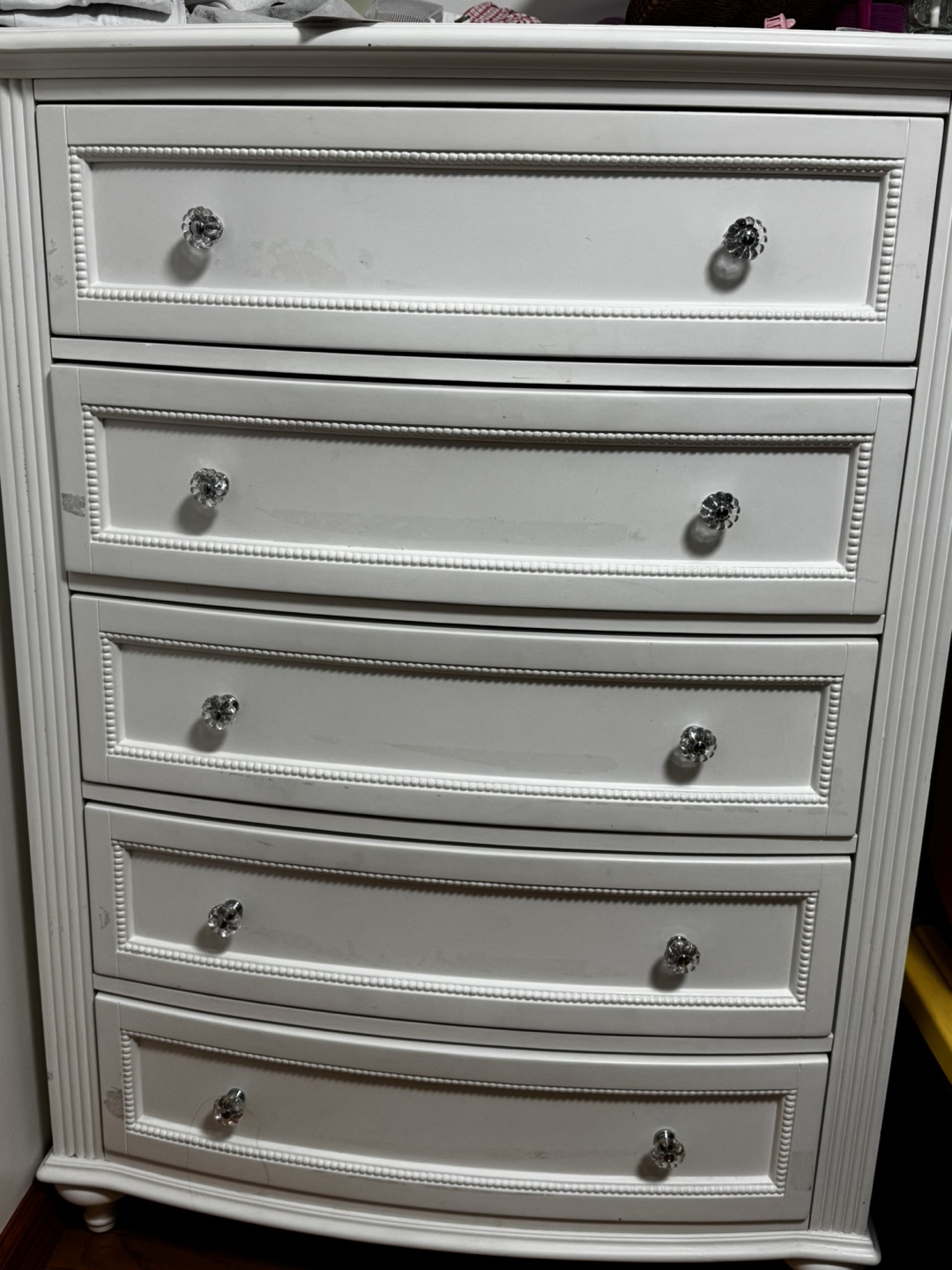 White 5-Drawer Dresser - photo 3
