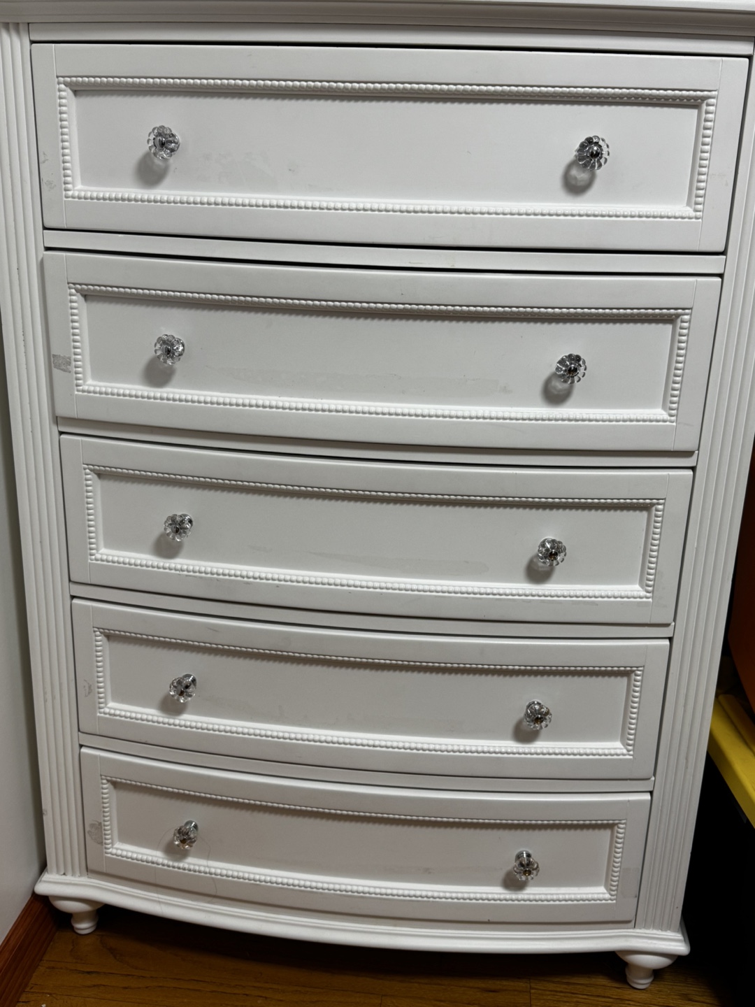 White 5-Drawer Dresser - photo 2