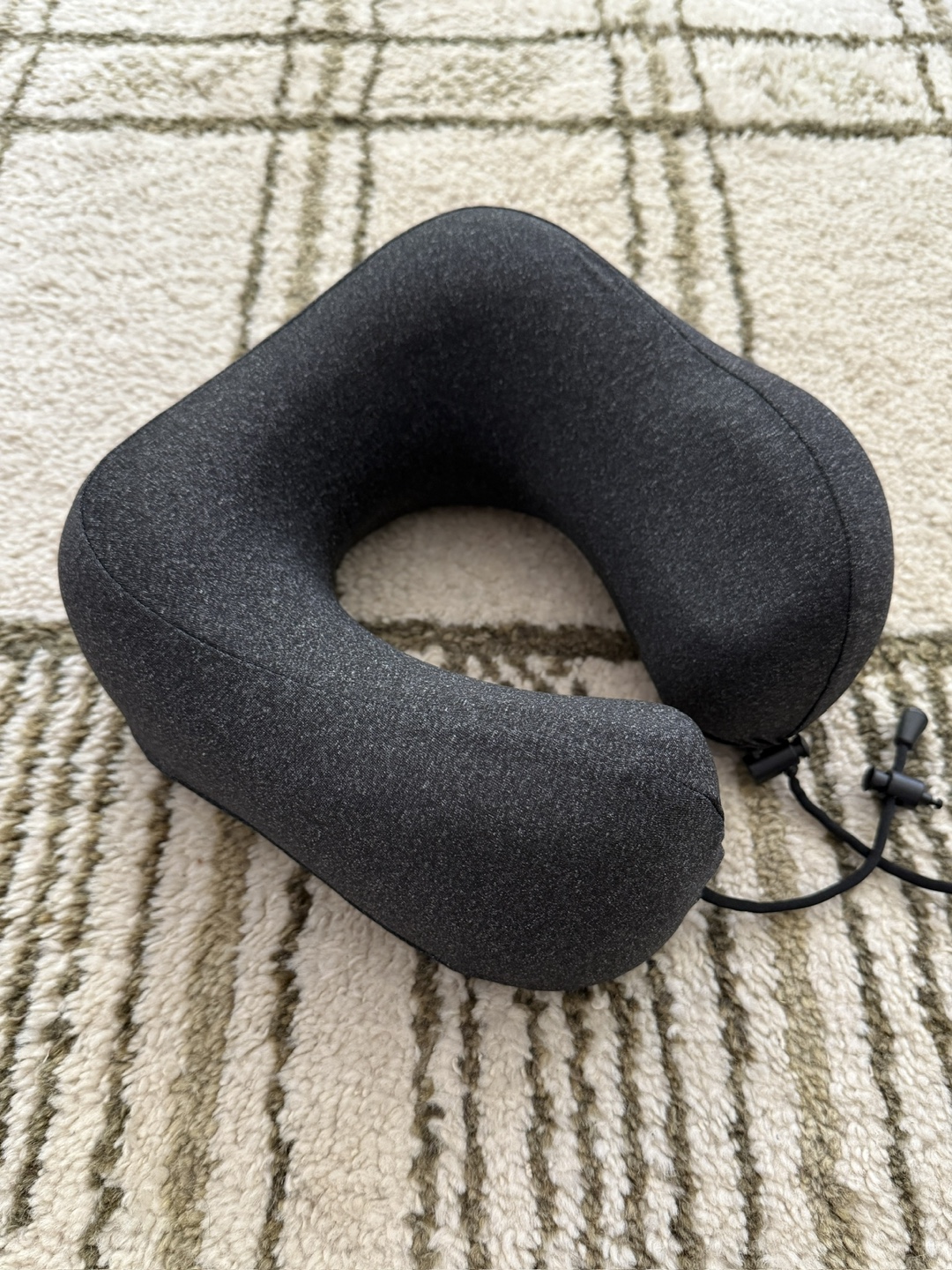 Napfun Travel Pillow – 100% Memory Foam – Black