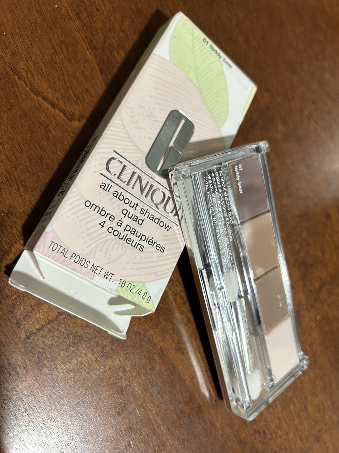 Clinique All About Shadow Quad - Shade 01 Teddy bear