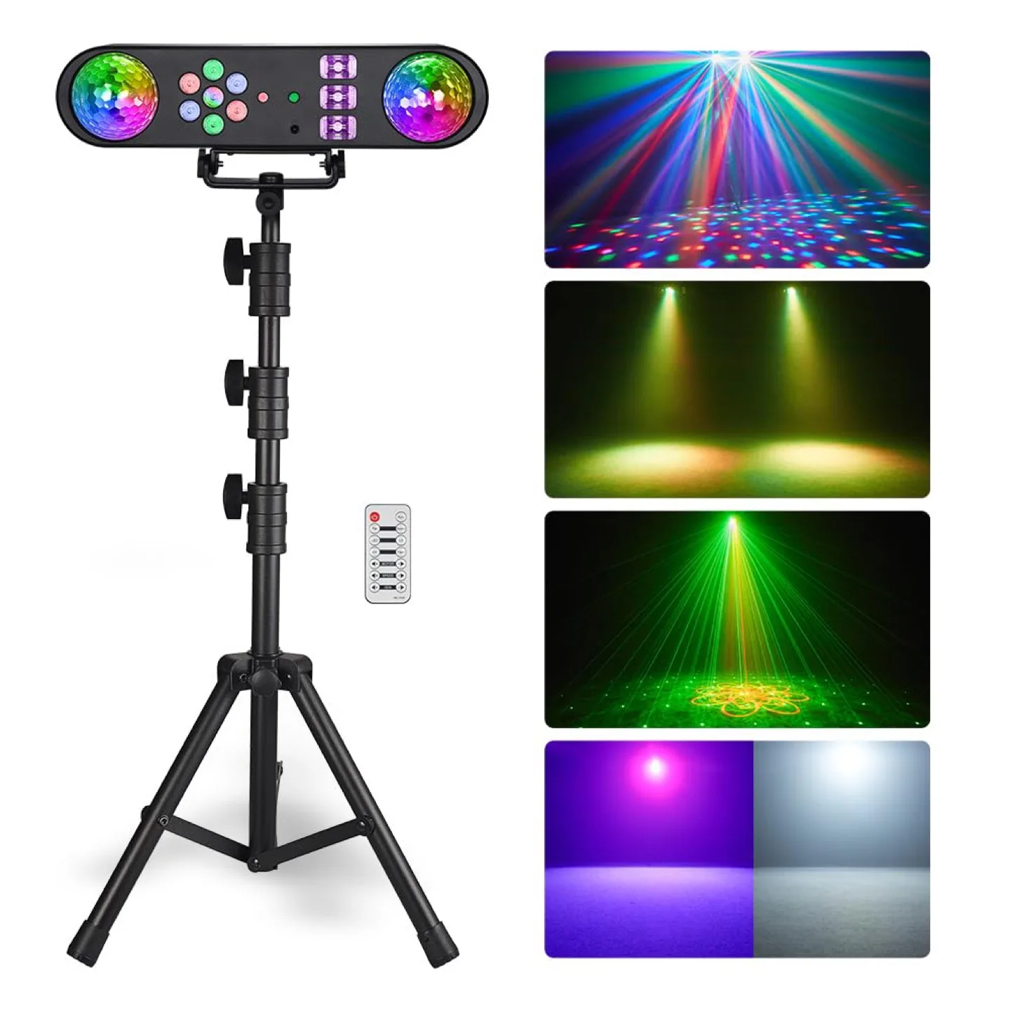 Party Light Disco Light, GZhuoNan 5 in 1 Led DJ thumbnail