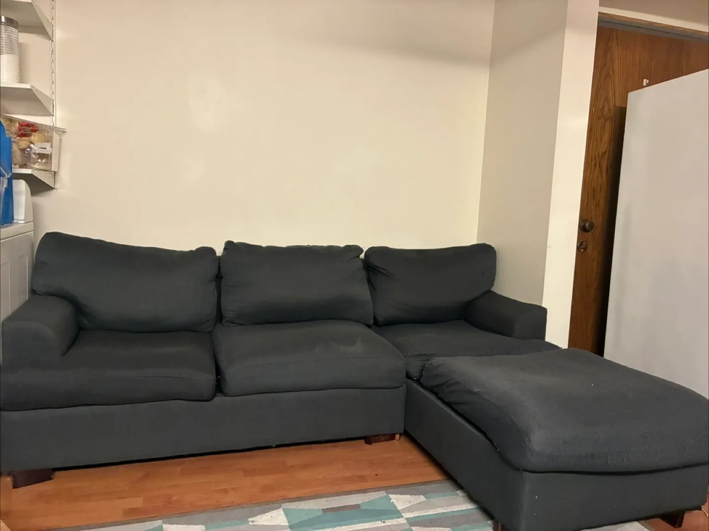 Dark Grey Sectional Sofa thumbnail