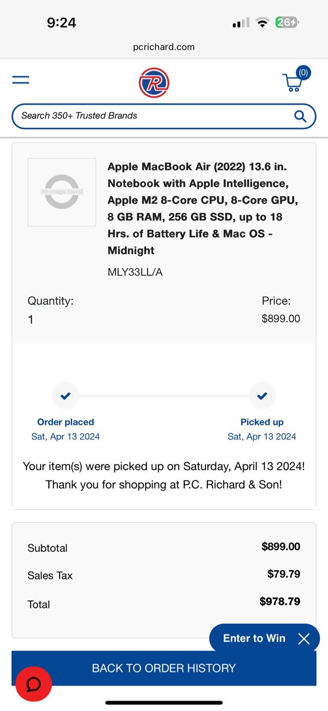 Apple MacBook Air (2022) 13.6 inch Laptop