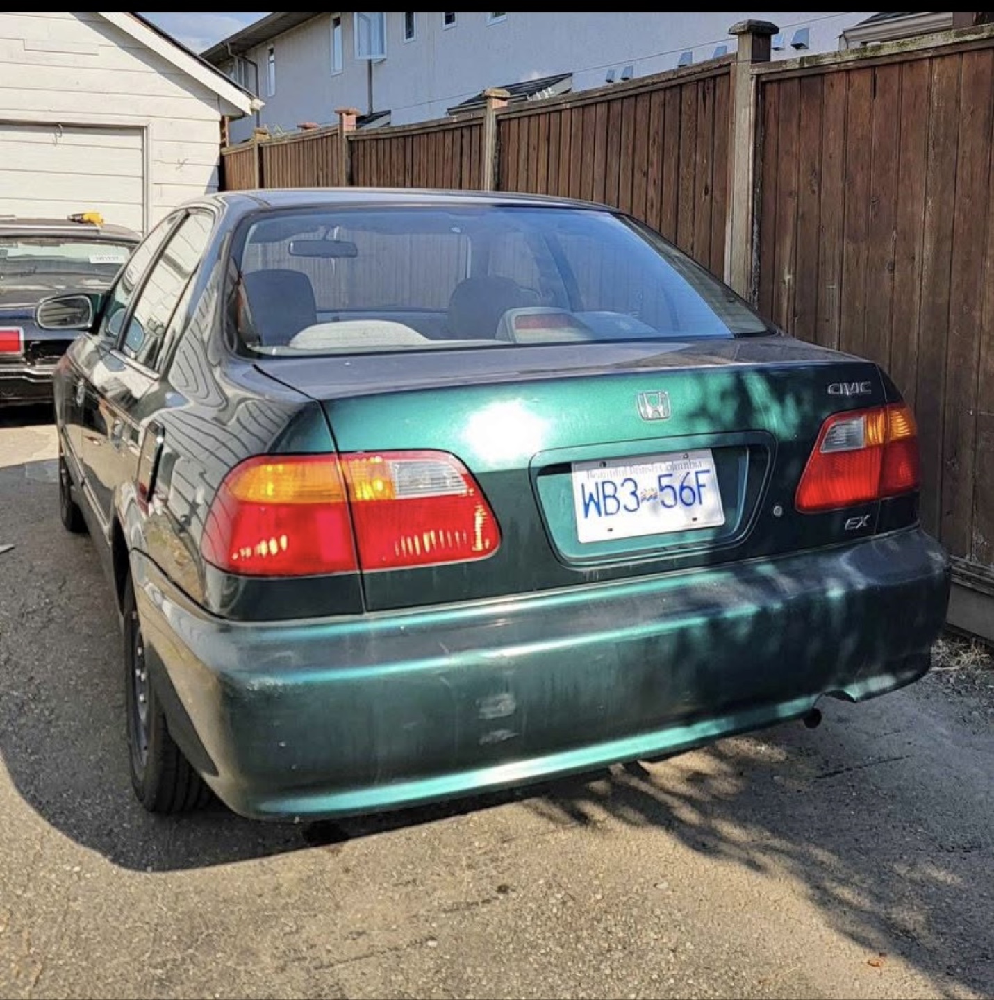 Green Honda Civic - 1999 - photo 2
