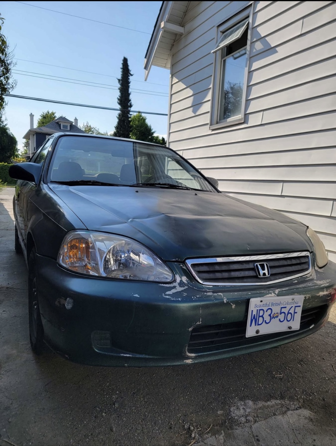 Green Honda Civic - 1999