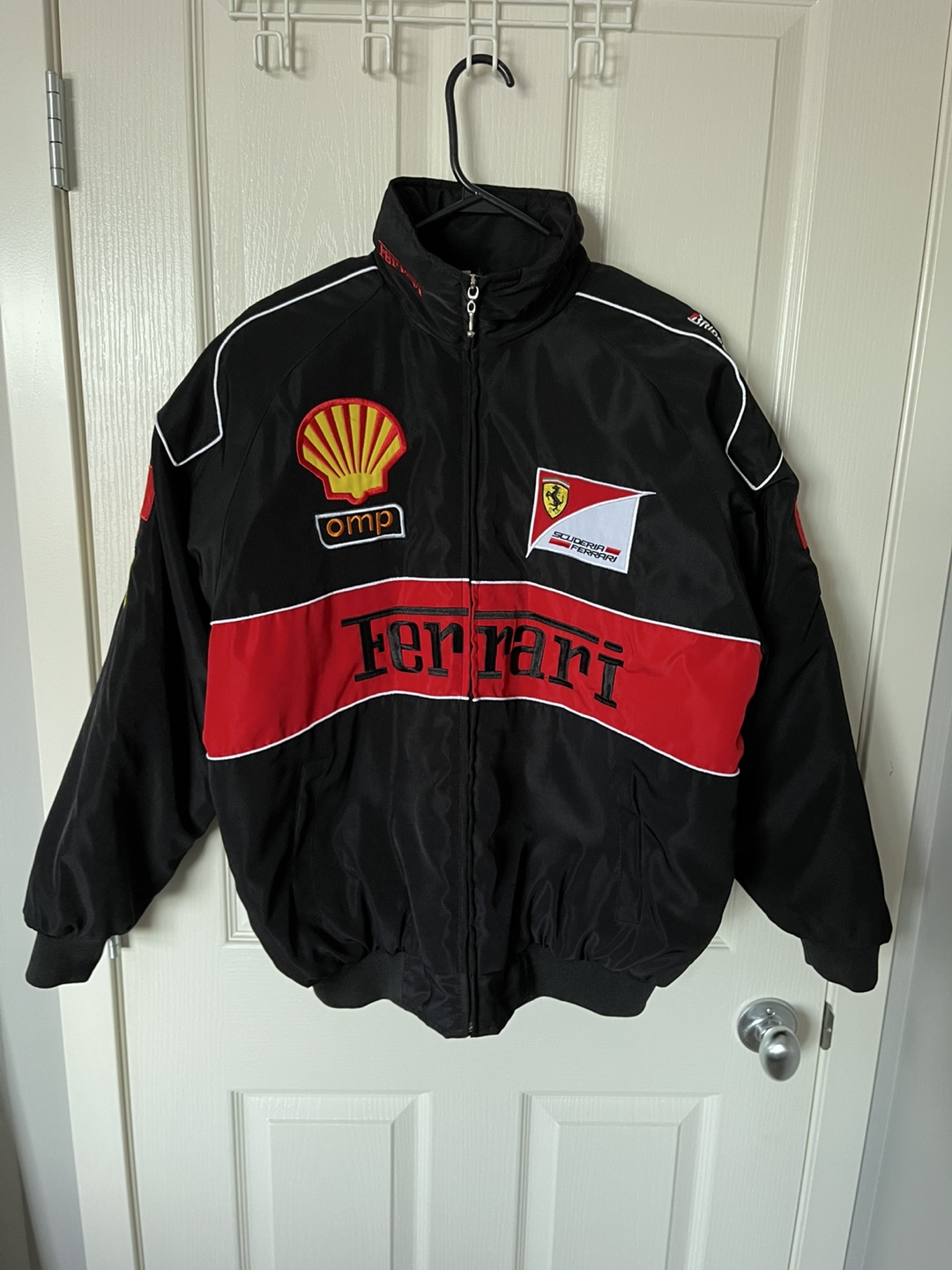 Ferrari F1 Bomber Jacket Black, Size L