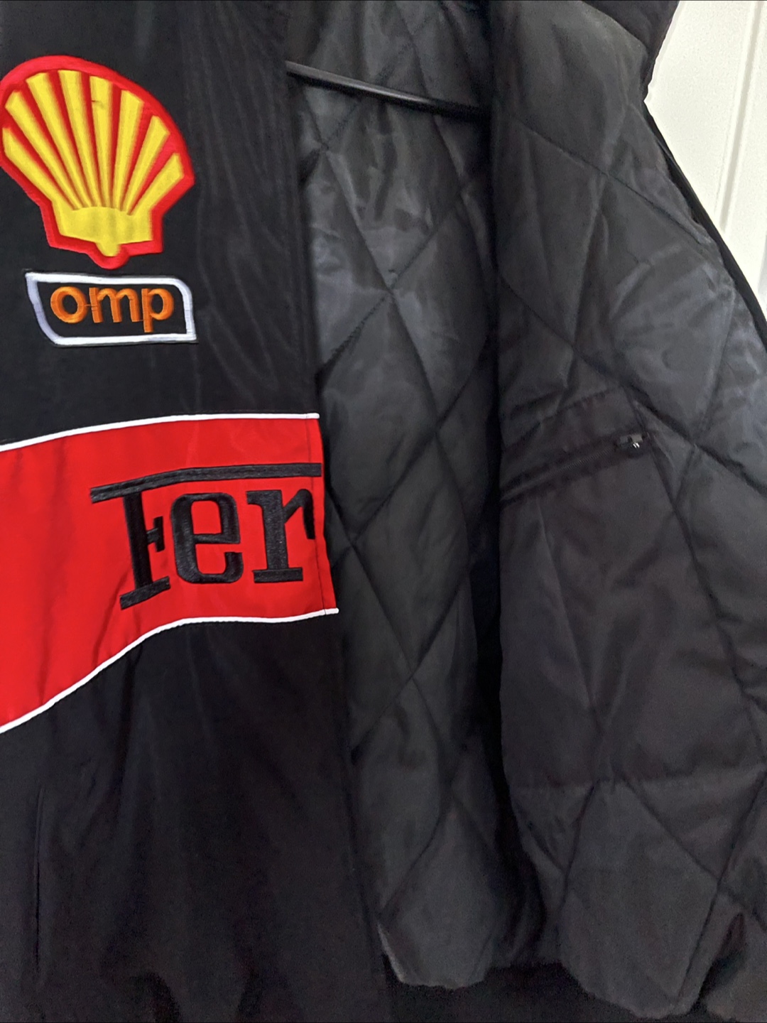 Ferrari F1 Bomber Jacket Black, Size L - photo 4