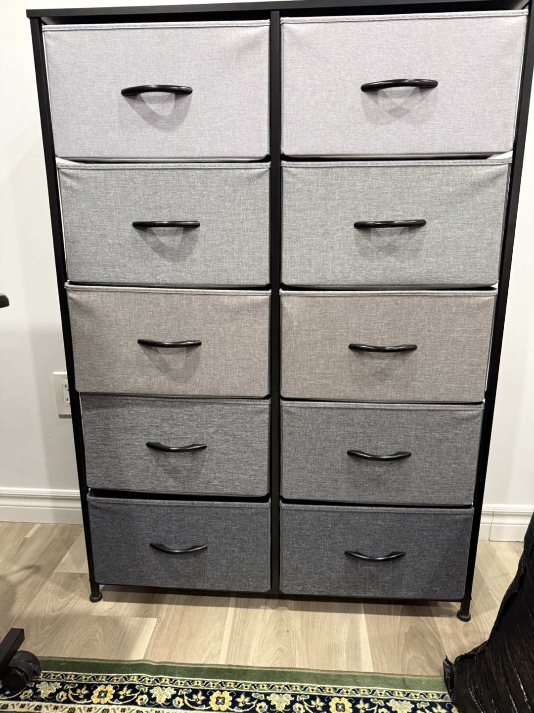 Fabric Dresser with 10 Drawers