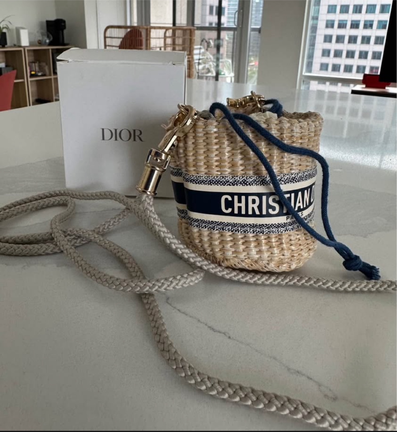 Christian Dior Beauty Pouch - Rattan - photo 3