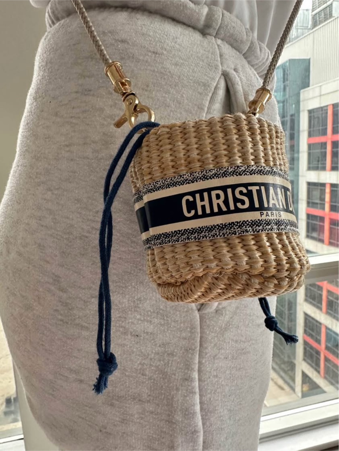 Christian Dior Beauty Pouch - Rattan