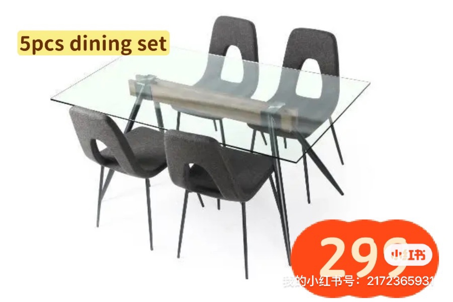 Closing sale—brand new 5 Piece Dining Set