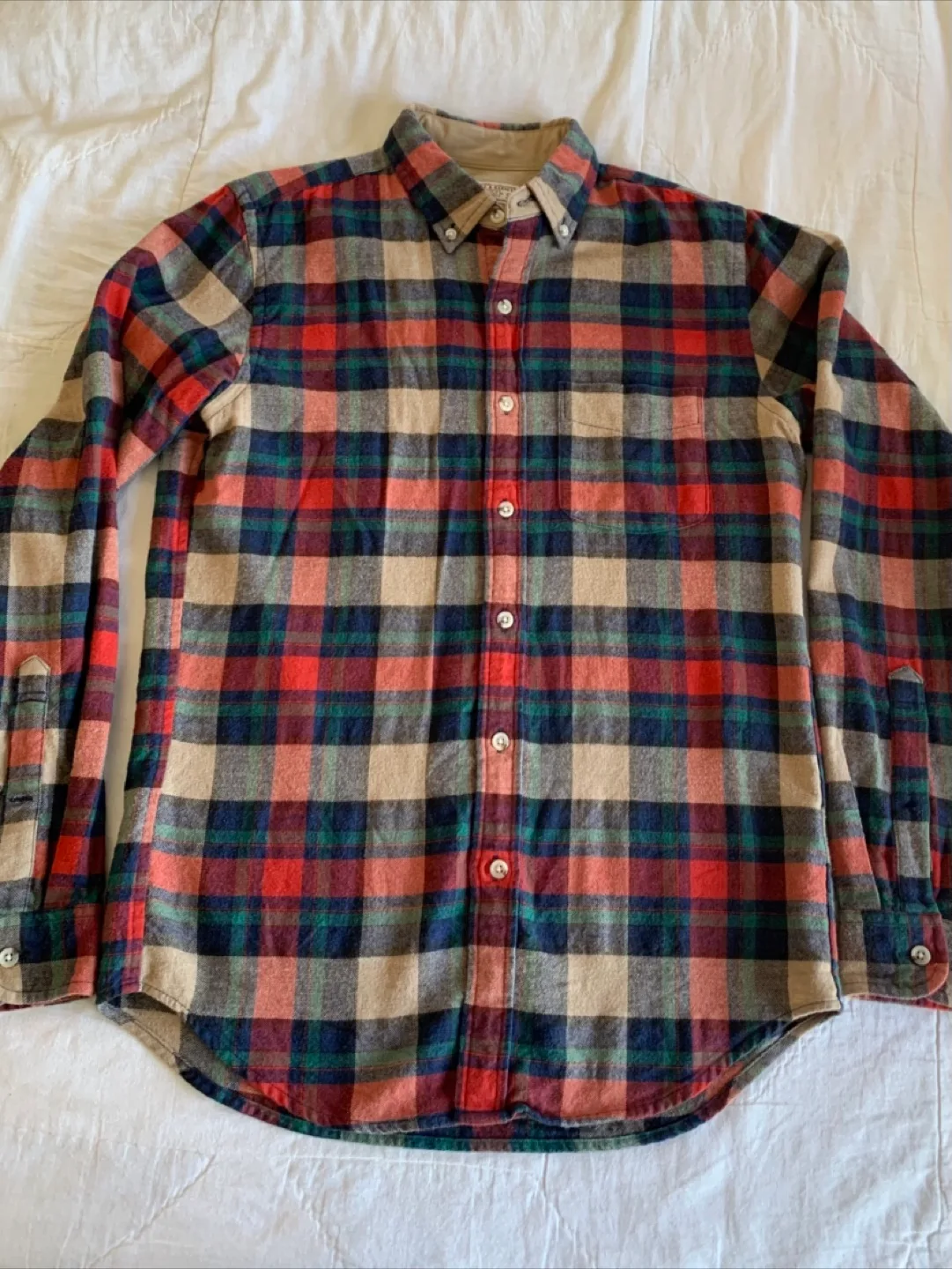 J Crew: Wallace & Barnes Plaid Button Up Shirt thumbnail