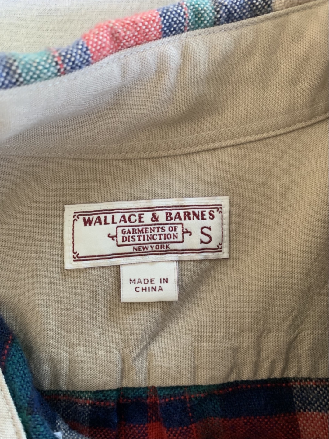 J Crew: Wallace & Barnes Plaid Button Up Shirt - photo 2