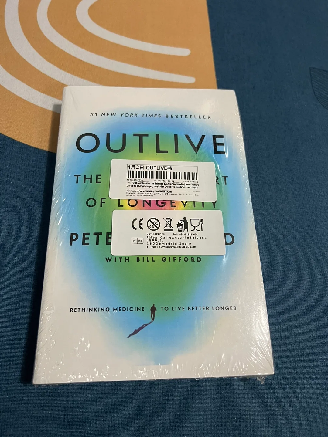 Outlive by Peter Attia Book thumbnail