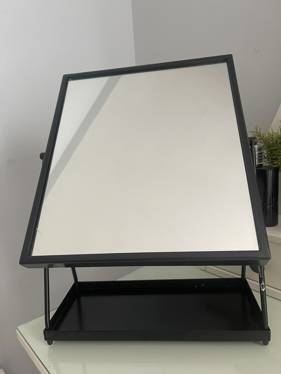 Black framed vanity mirror - photo 2