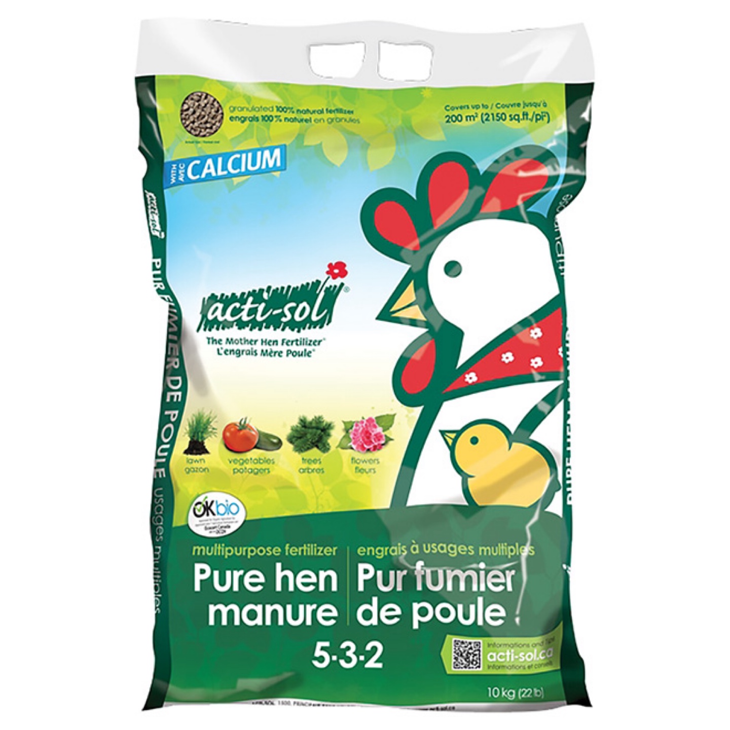 Acti-Sol Pure Hen Manure Fertilizer 10kg