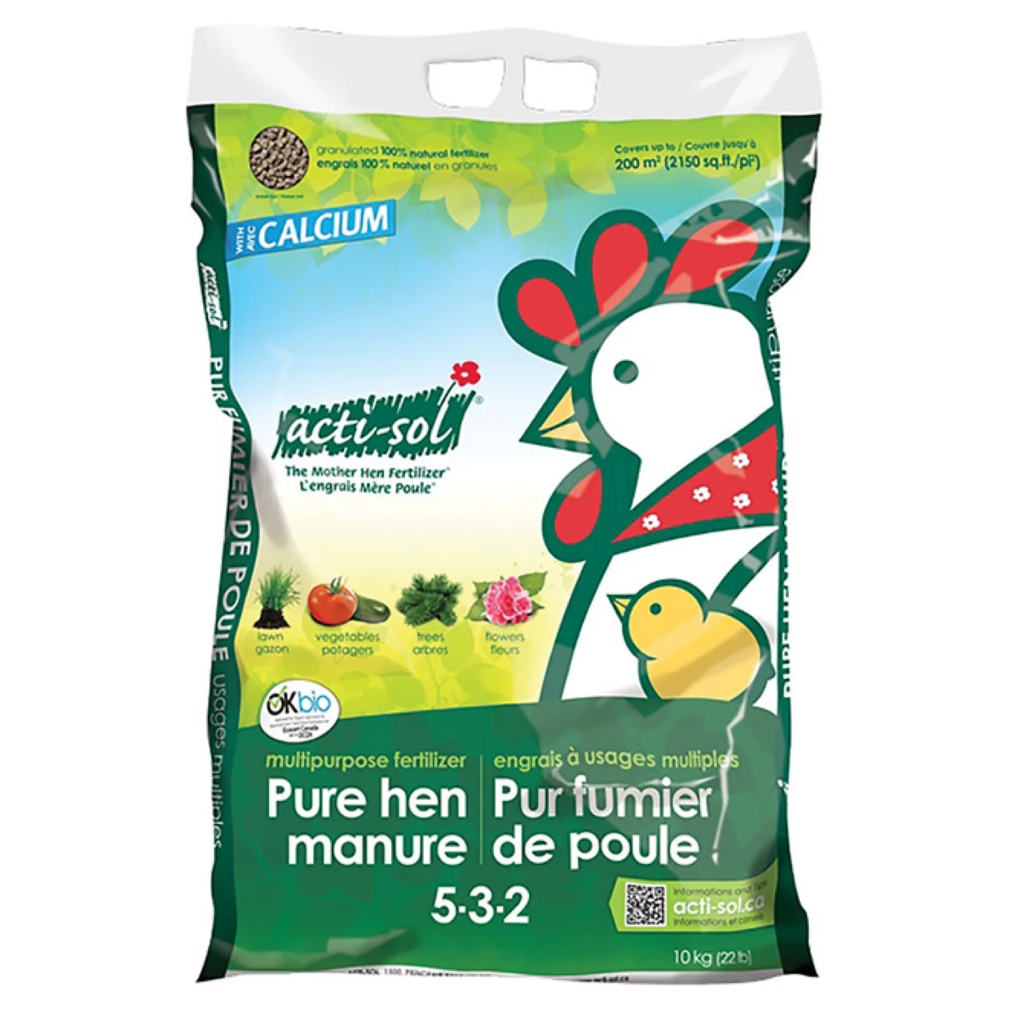 Acti-Sol Pure Hen Manure Fertilizer 10kg thumbnail