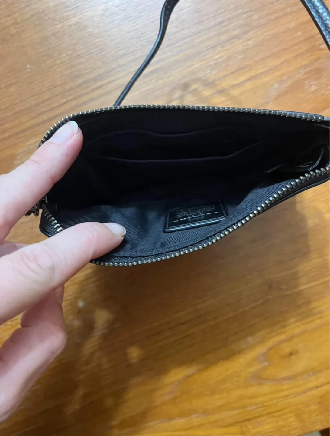 Coach Wristlet Black and White image indicator(2)