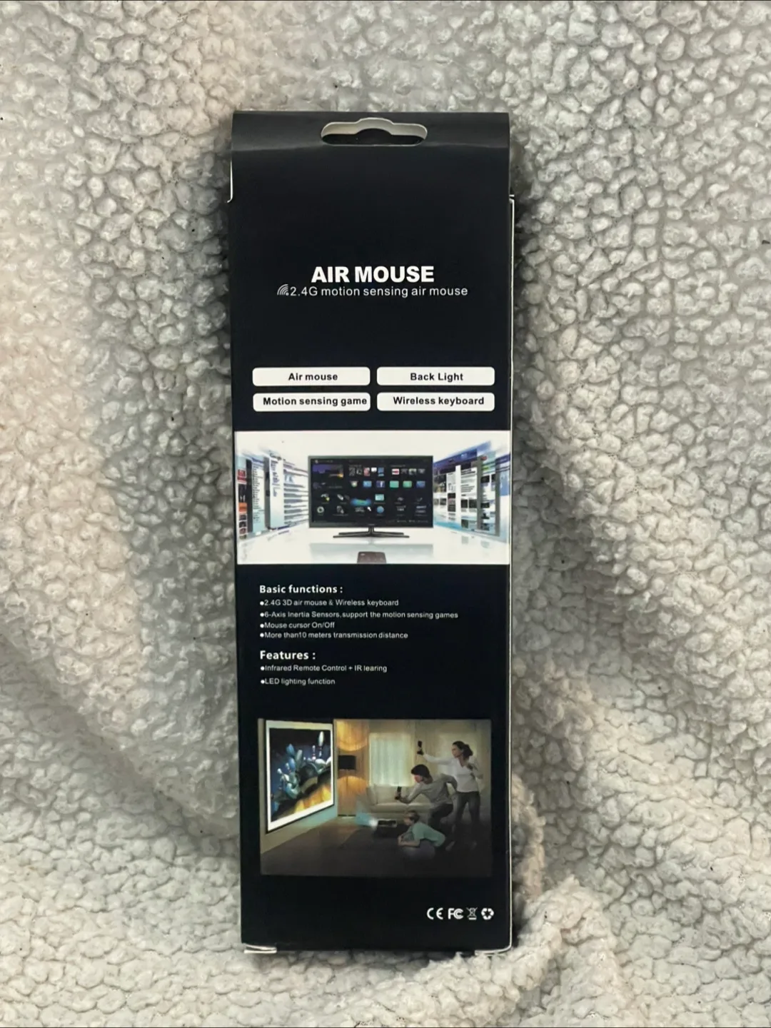 Air Mouse USB REMOTE CONTROL - NEW w/  Keyboard and Backlight!! image indicator(3)