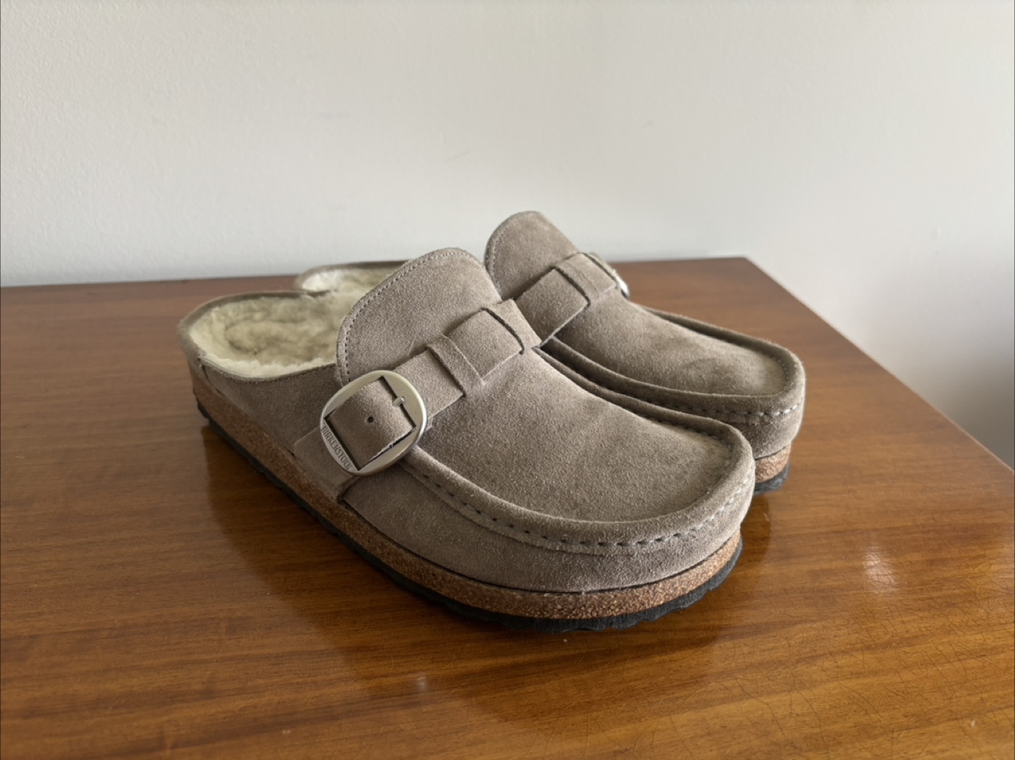 Birkenstock Buckley suede clogs - size I 42