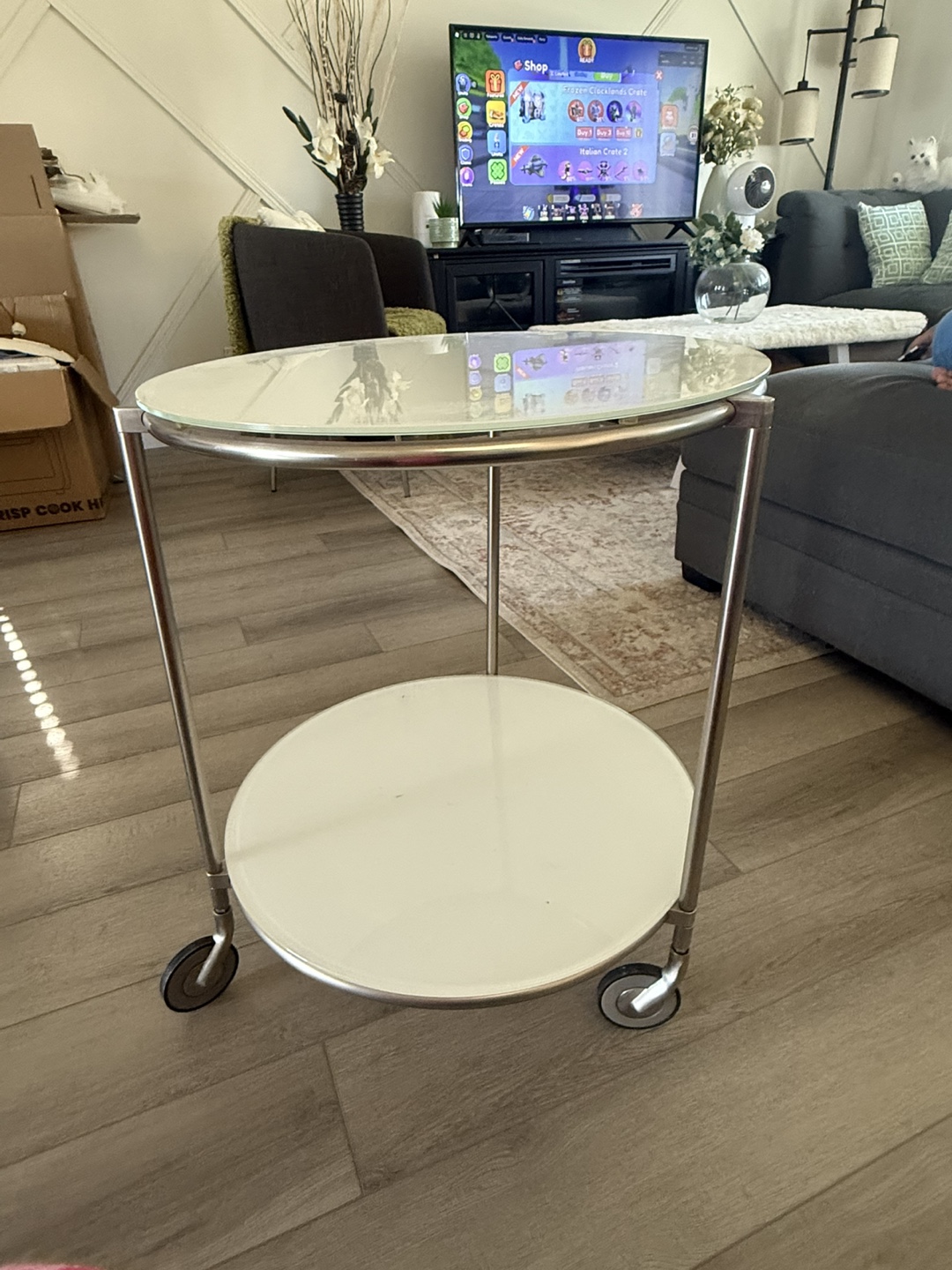 Rolling Side Table - photo 2