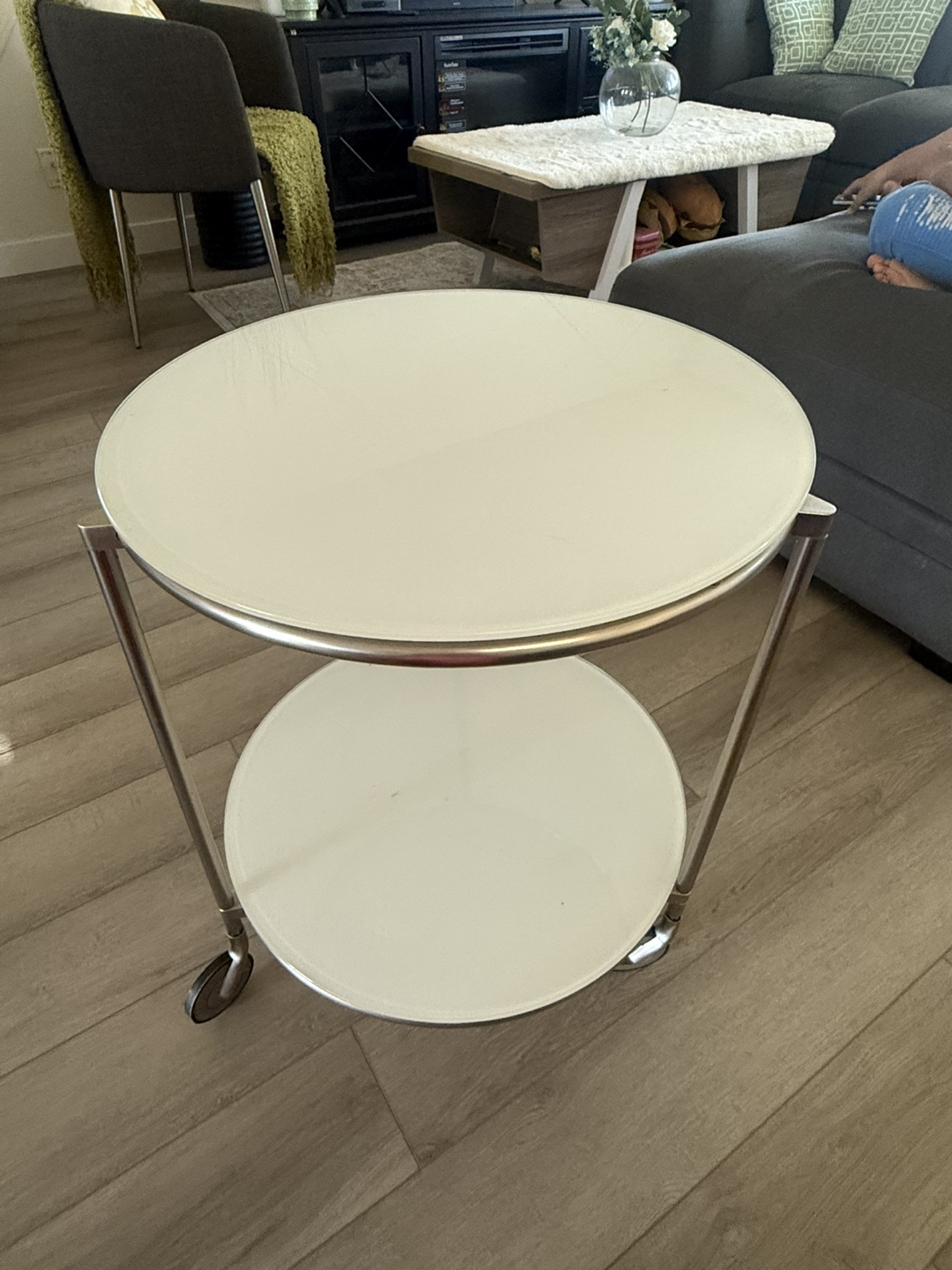 Rolling Side Table