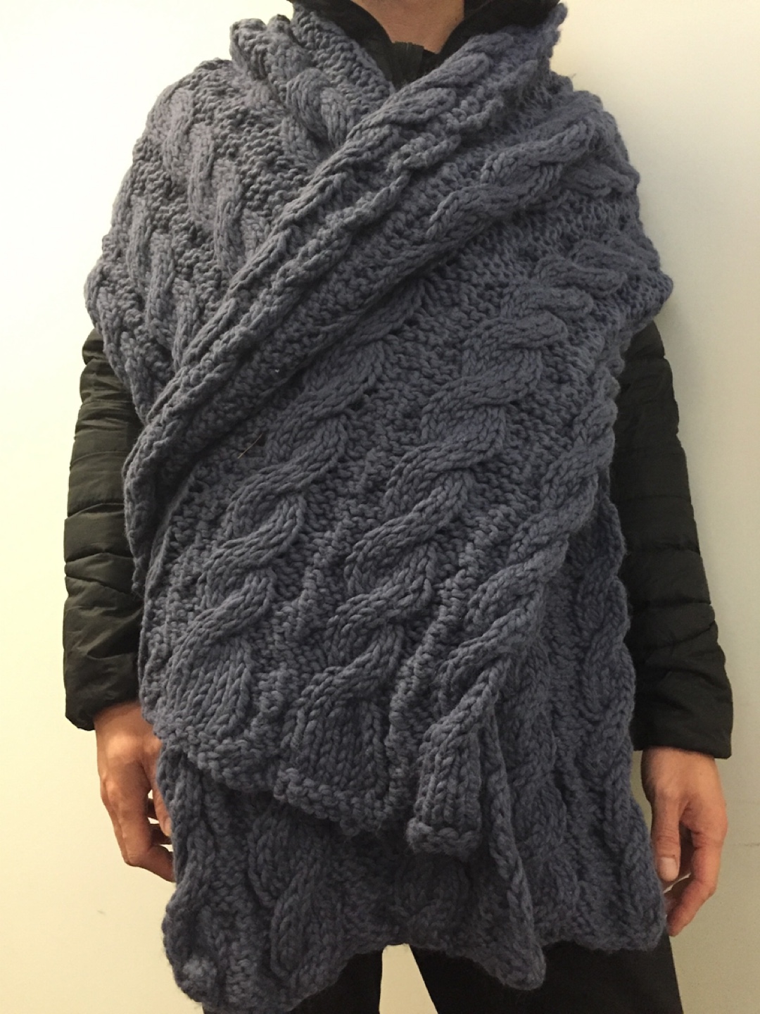 Handmade Cable Knit Scarf