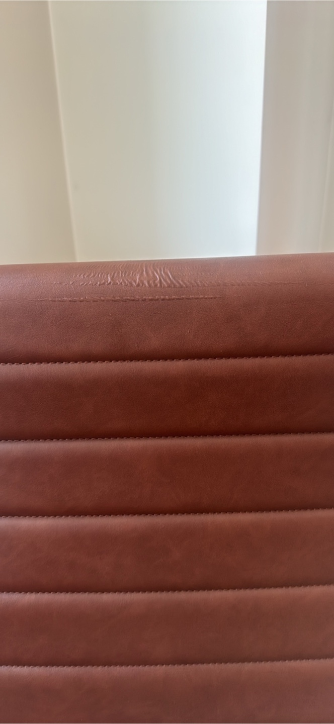 Brown Leather Office Chair - photo 4