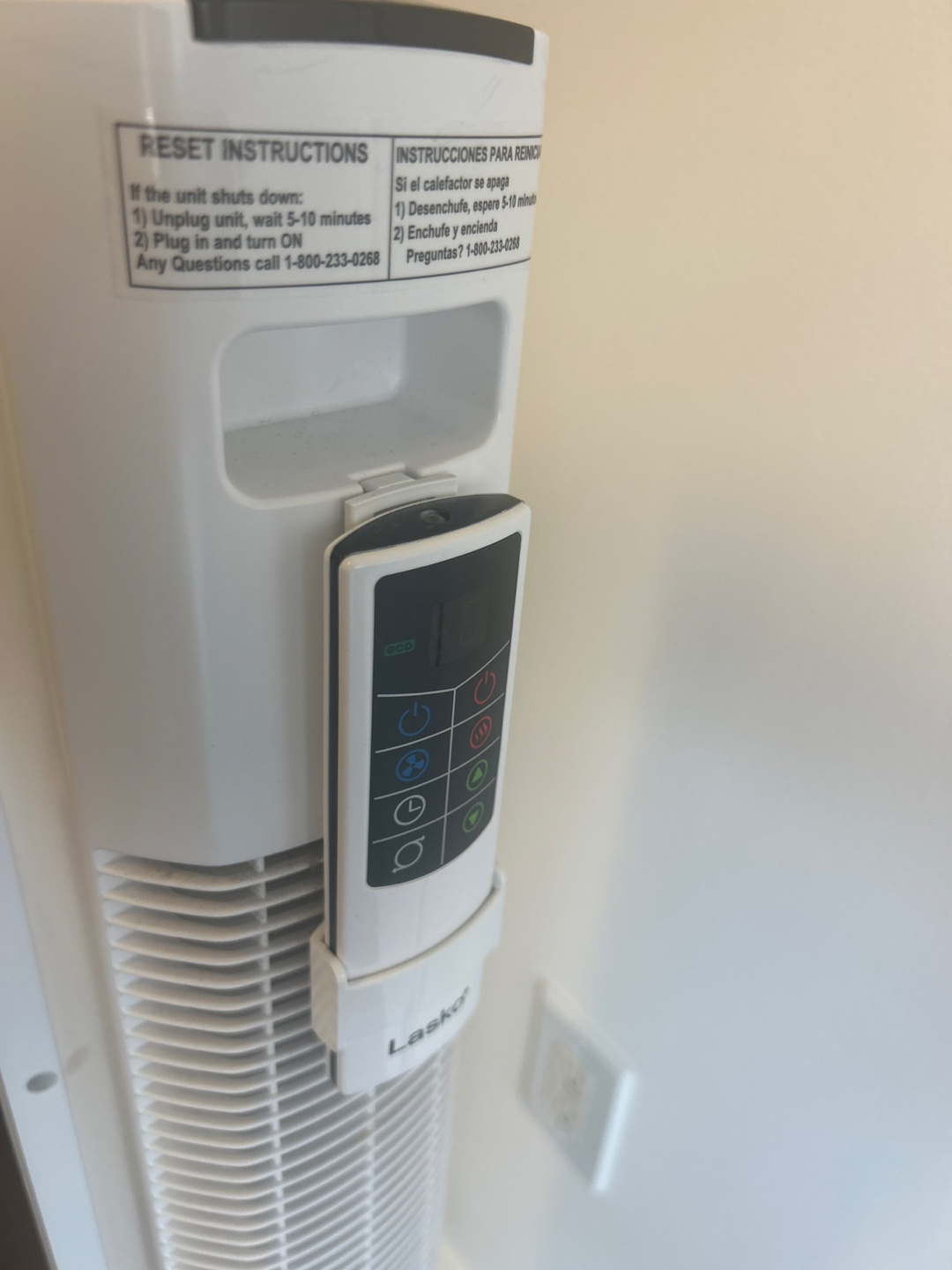 Lasko Tower Fan & Space Heater with Remote Control - photo 4