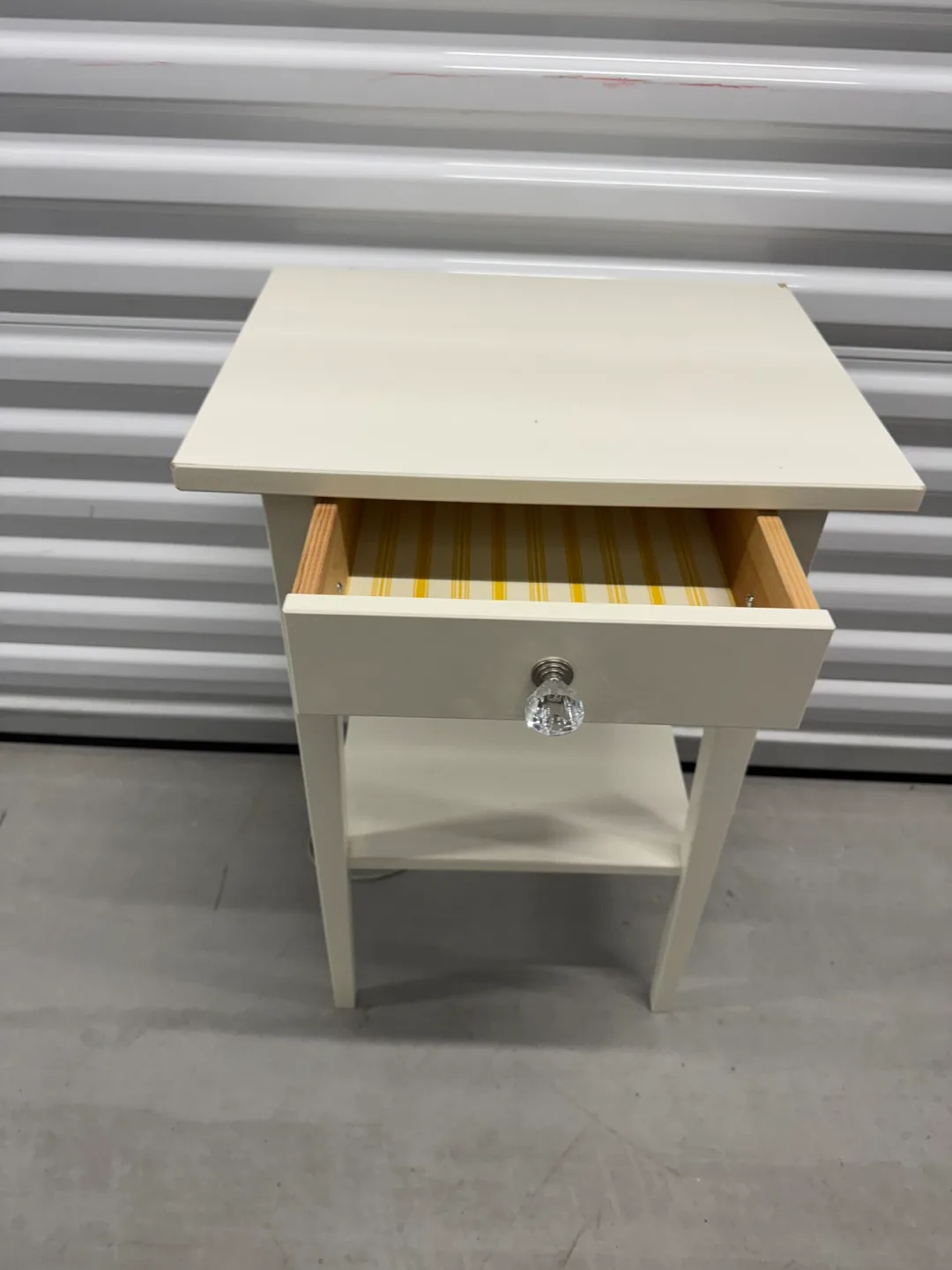 Ikea white Hemness nightstand (Delivery available) image indicator(5)