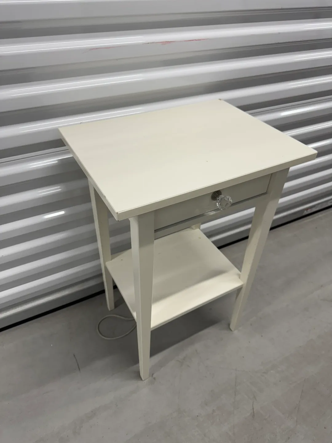 Ikea white Hemness nightstand (Delivery available) image indicator(6)