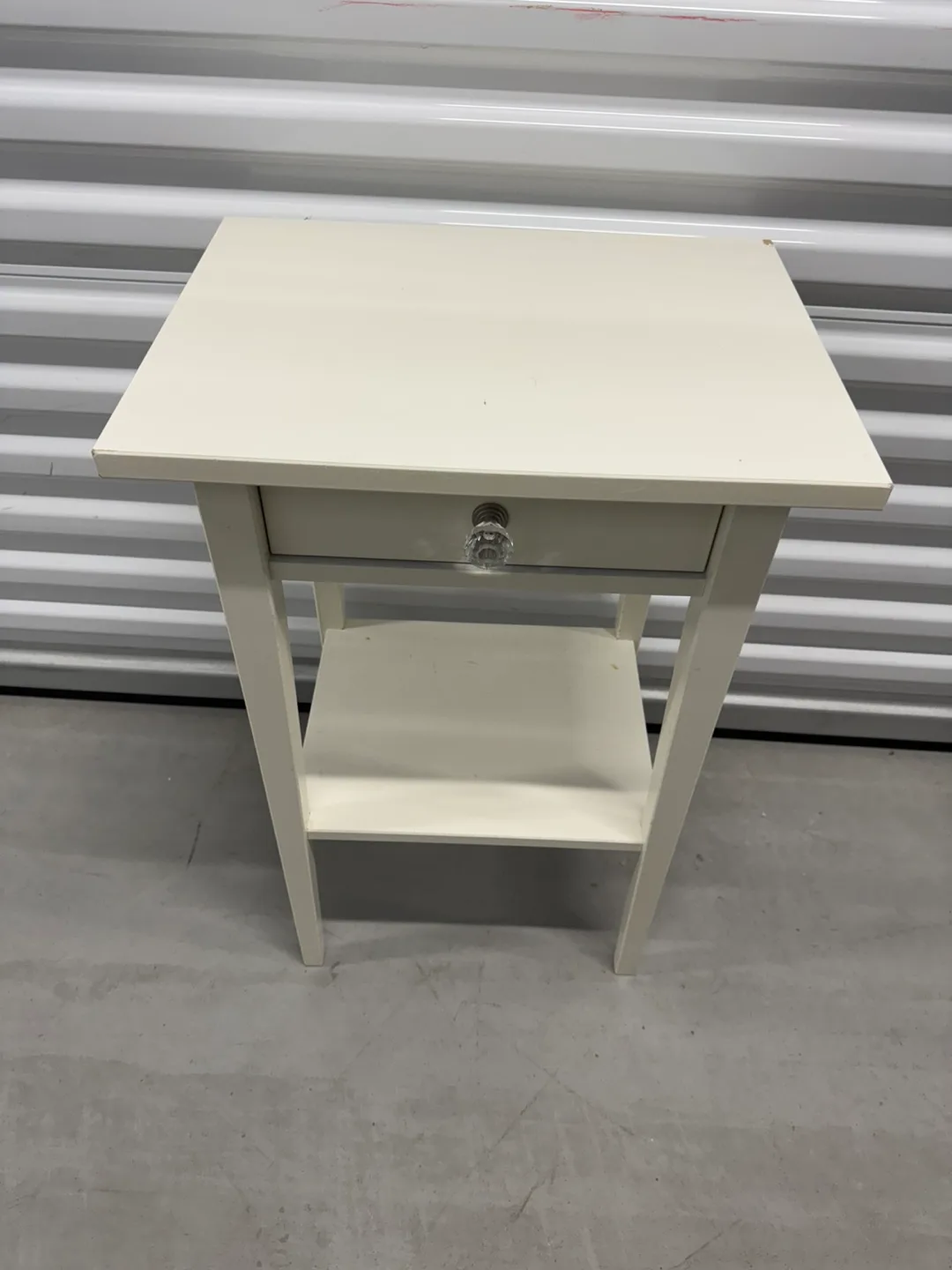 Ikea white Hemness nightstand (Delivery available) image indicator(3)