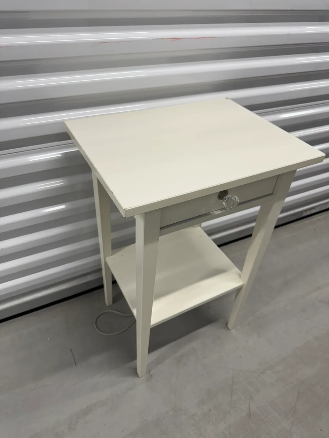 Ikea white Hemness nightstand (Delivery available) image indicator(7)