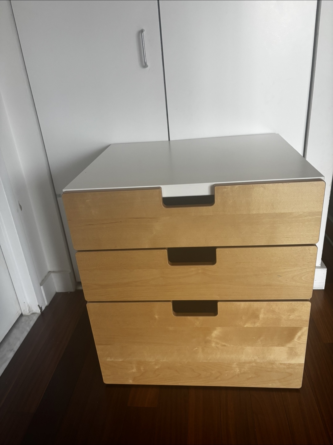 Wooden 3-Drawer Chest