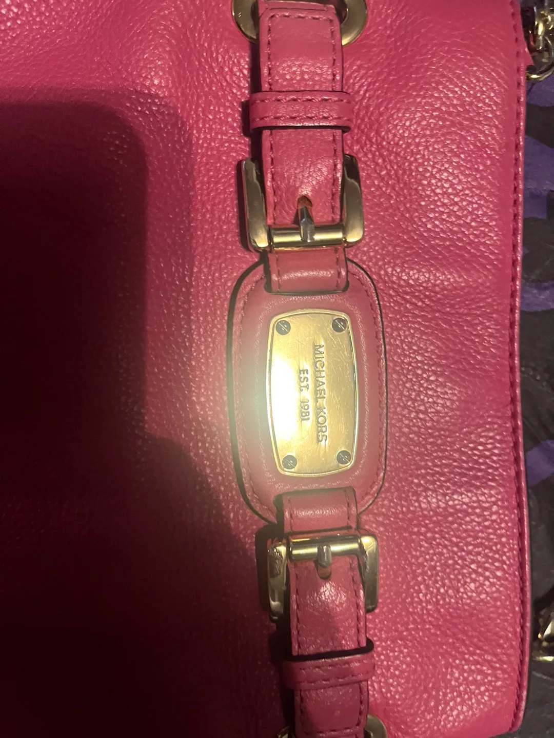 Michael Kors Pink Crossbody Bag image indicator(4)