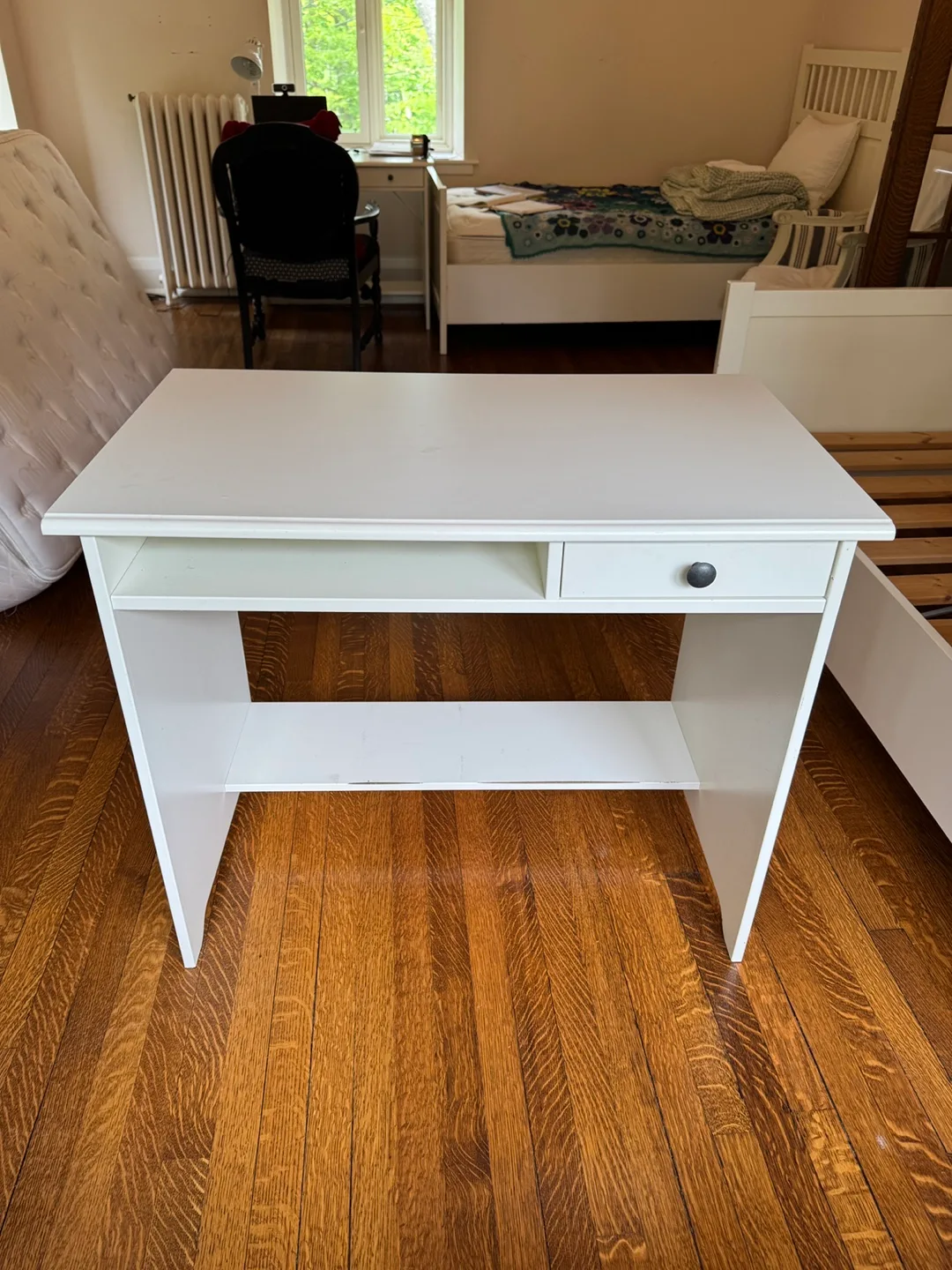 White IKEA Desk thumbnail
