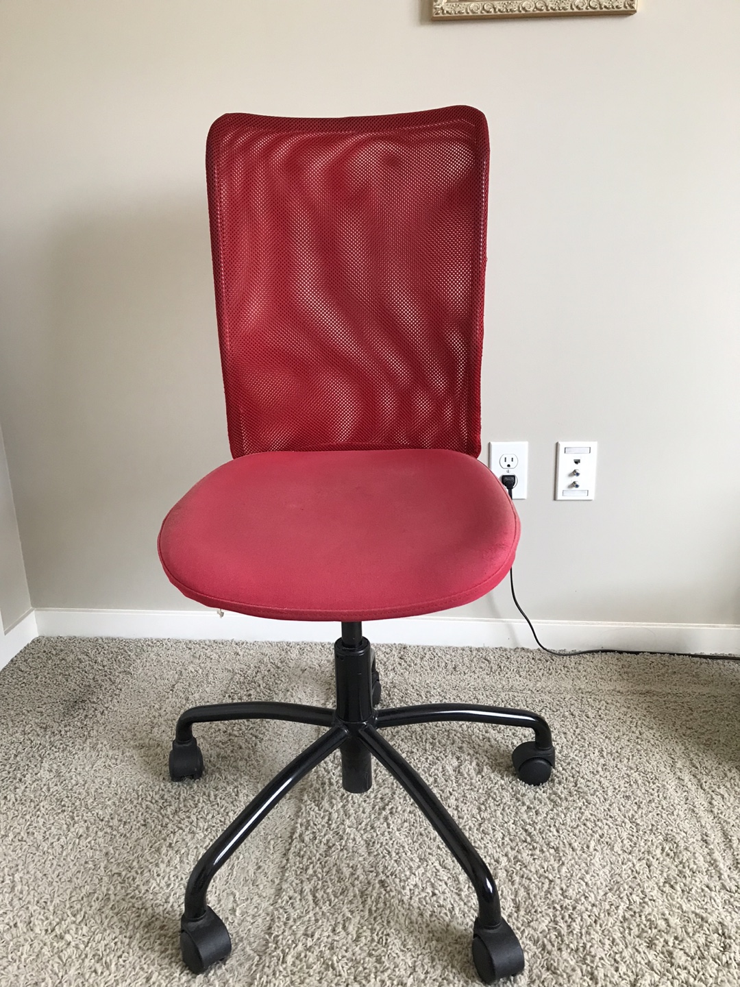 IKEA Red Mesh Office Chair