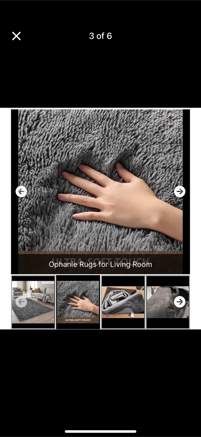 Ophanie Shag Rug- Moving out Sale - photo 2