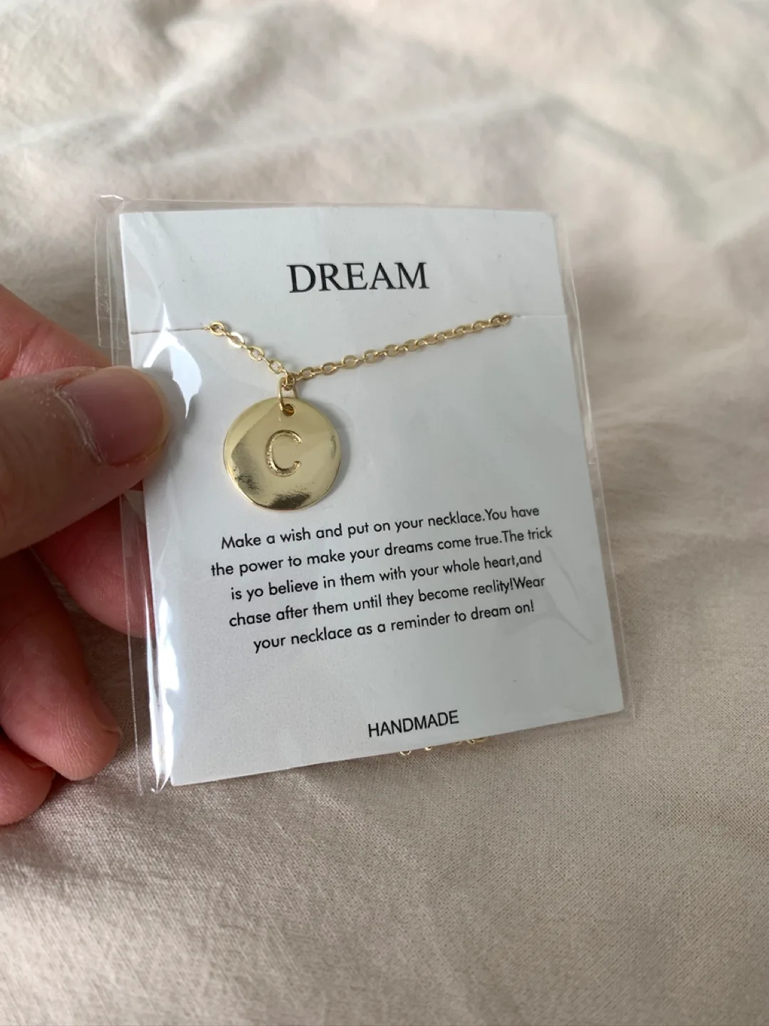 Brand new letter C Necklace thumbnail