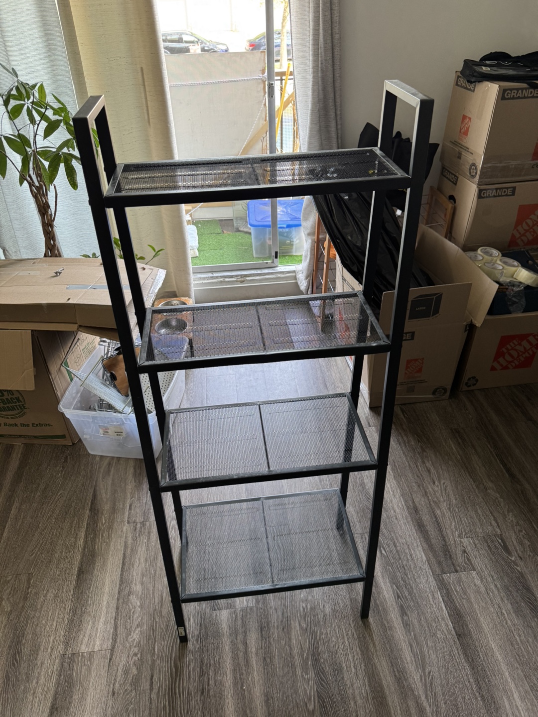 Ikea Black 4-Tier Shelf - photo 2