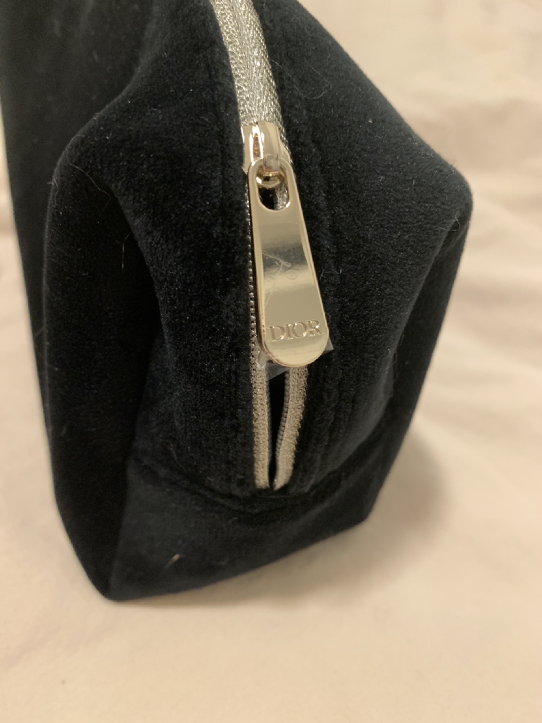 Dior Black Velvet Makeup Pouch - photo 2