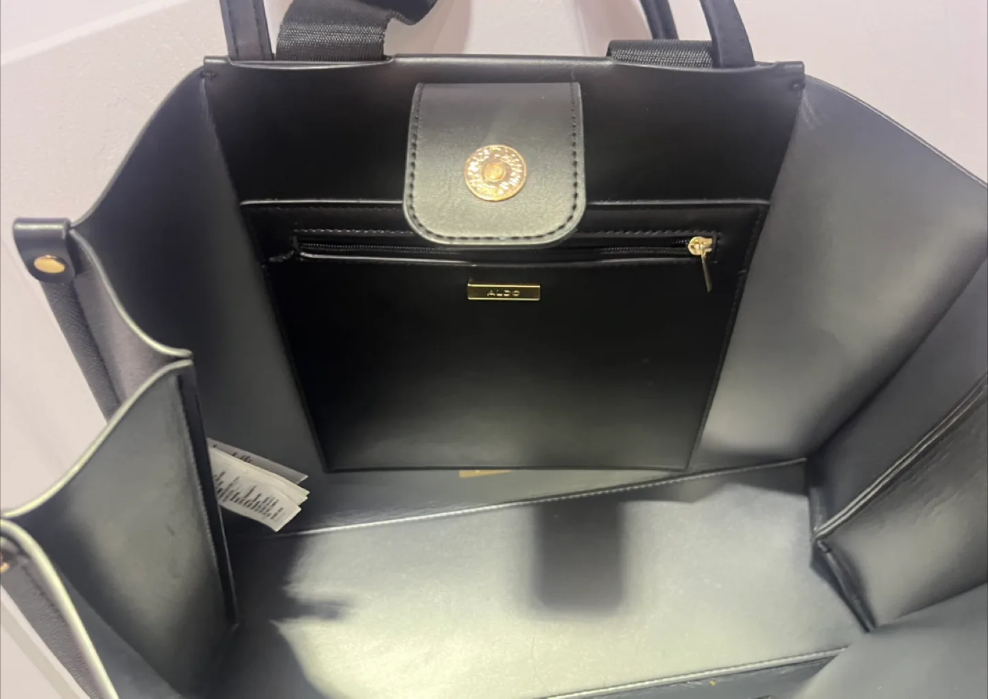 ALDO Black Tote Bag image indicator(3)