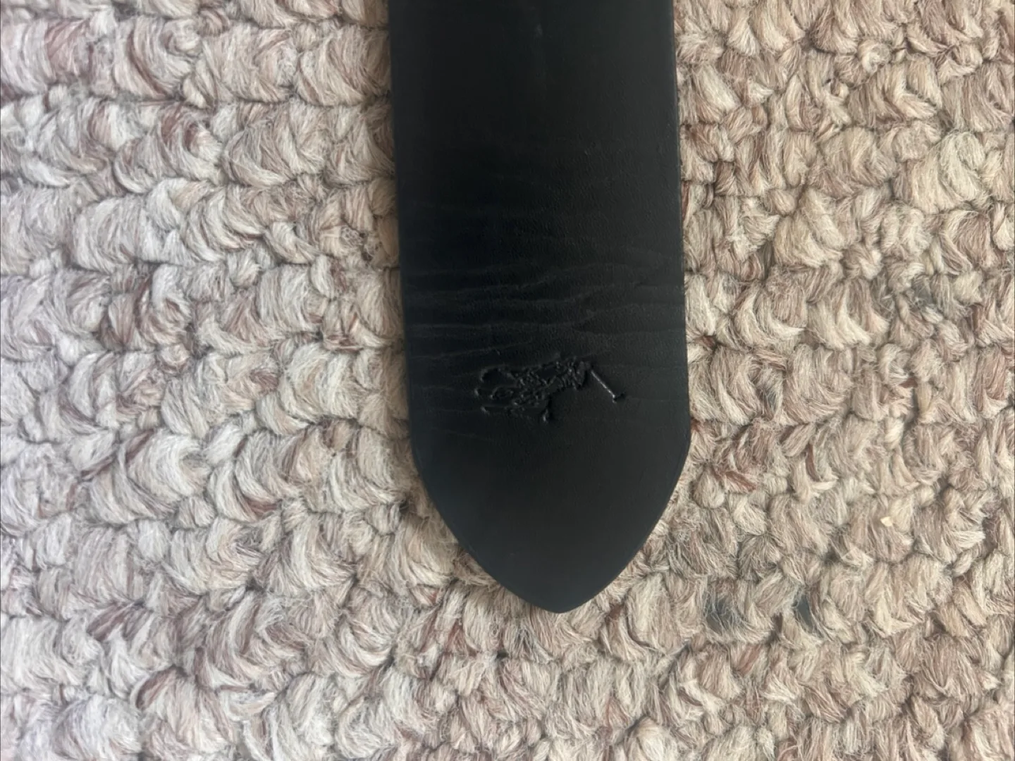 NEW POLO Ralph Lauren Black Belt image indicator(5)