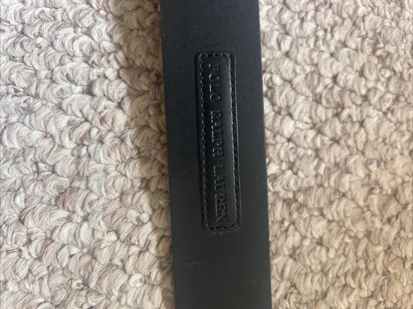 NEW POLO Ralph Lauren Black Belt image indicator(3)