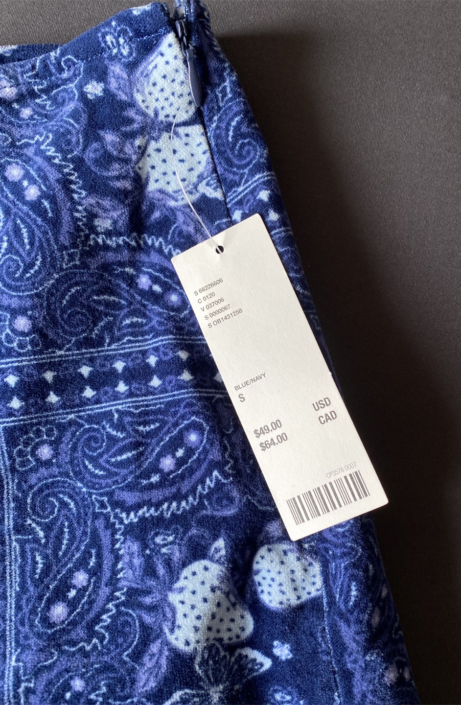 (New with tag) Urban Outfitters Bandana Skirt Blue - photo 2