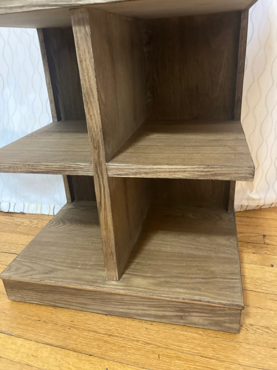 Structube Wooden Side Table organic oil finished image indicator(3)