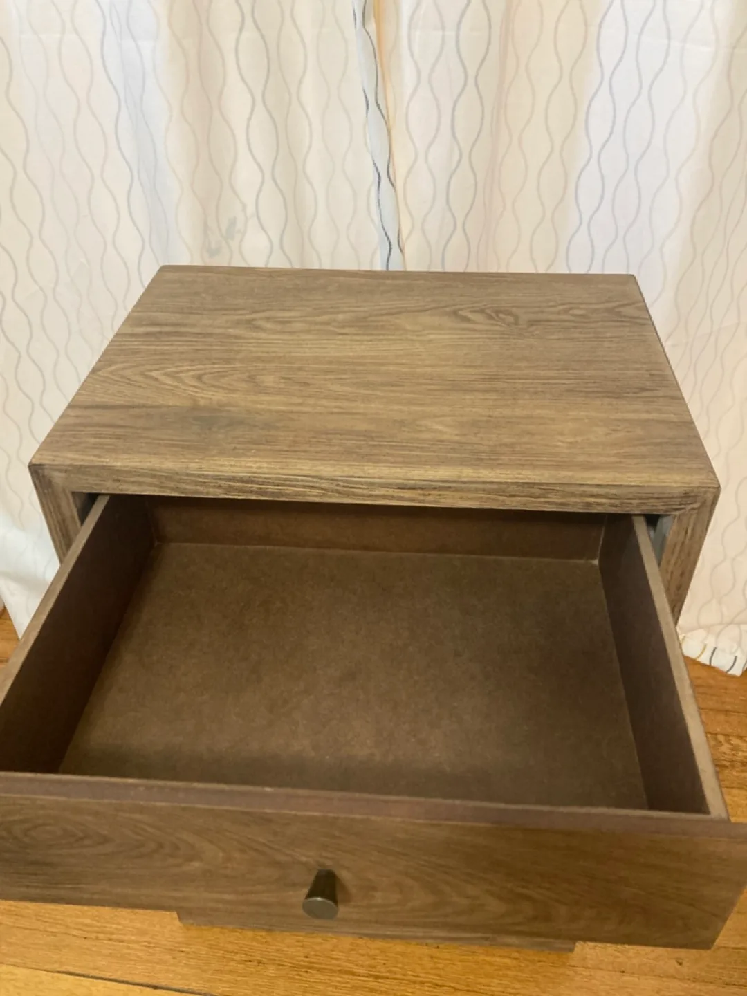 Structube Wooden Side Table organic oil finished image indicator(4)